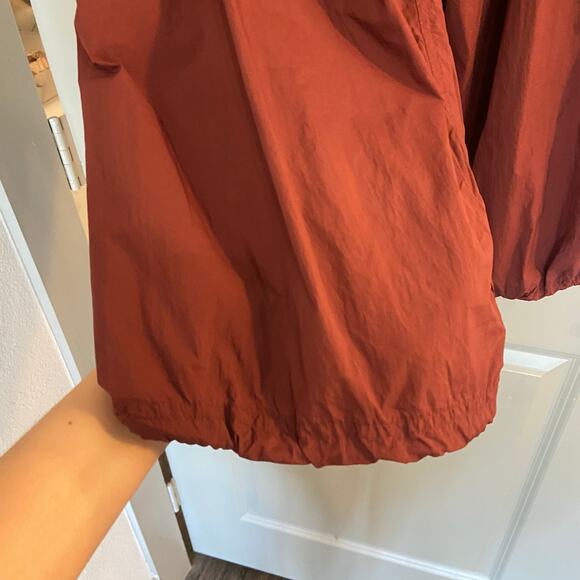 Anthropologie Daily Practice Size Small Burgundy Red Base Jump Parachute Pants - Picture 6 of 11